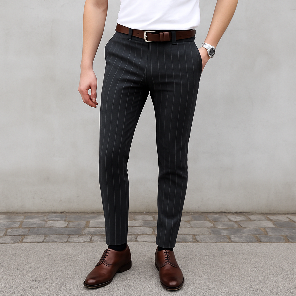 Flexible Oxford Dress Pants