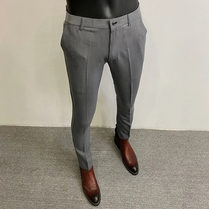Flexible Oxford Dress Pants