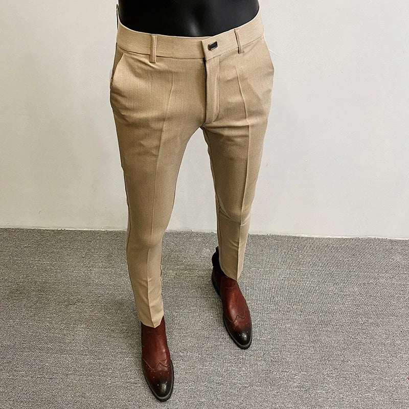 Flexible Oxford Dress Pants